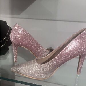 Ombré Pink/Silver Heels